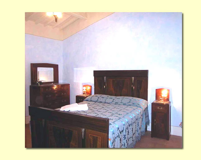 Camera blu - Appartamento Le Filande - Montalcino
