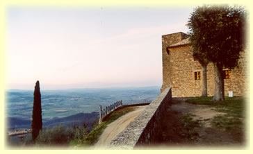 Panorama nei pressi appartamento le filande montalcino